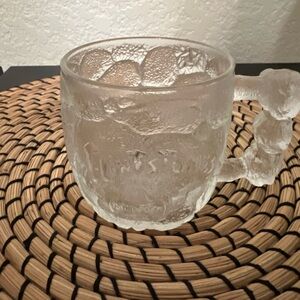 Vtg. 3D 1993 Flintstones RocDonalds Rocky Road McDonalds Mug. Made in the USA